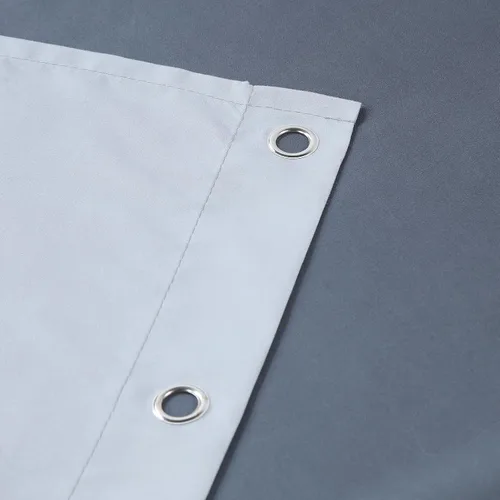 Miniatura 57 de Cortinas de Ducha Negras, Cortinas de Ducha de Poliéster Impermeable con Rayas Horizontales Degradadas en Blanco y Negro Modernas para Baño, 72x72