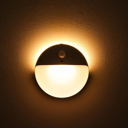 Miniatura 10 de YUNLEX Paquete de 2 luces nocturnas a batería, luces de inodoro, luz de sensor de movimiento pequeño de 2.6 pulgadas, luces adhesivas, 3 modos