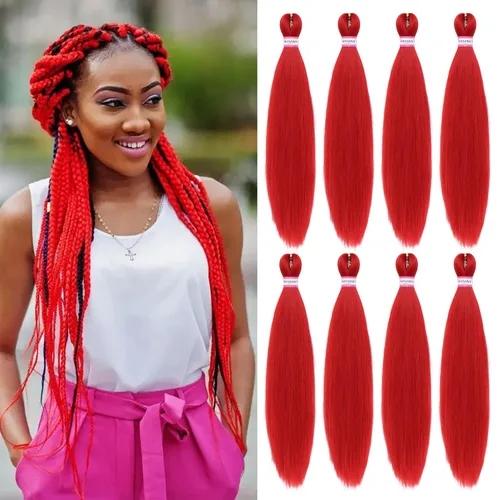 Miniatura 102 de Extensiones de cabello para trenzar preestiradas, color negro, 12 pulgadas, 8 paquetes de cabello natural para trenzar, fácil trenza, ajuste de agua