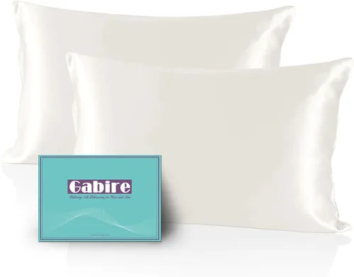Miniatura 12 de Gabire Funda de almohada de seda de morera para cabello y piel, evita el acné, fundas de almohada de seda real de ambos lados, funda de almohada