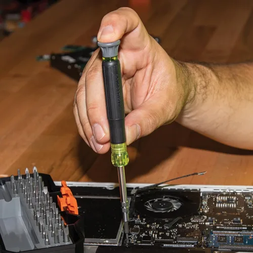 Miniatura 10 de Klein Tools 32717 Juego de destornilladores de precisión con funda, kit de herramientas de reparación multifunción todo en uno incluye 39 puntas