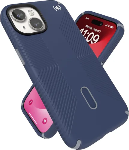 Miniatura 9 de Speck Funda MagSafe para iPhone 15, protección contra caídas y cámara, ClickLock antideslizante, compatible con carga inalámbrica, se adapta a todos
