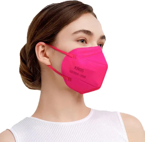 Miniatura 18 de SAROULU Máscaras Faciales Desechables KN95 de 5 Capas Respirables Máscara de Protección contra el Polvo de Taza de Seguridad gris-20