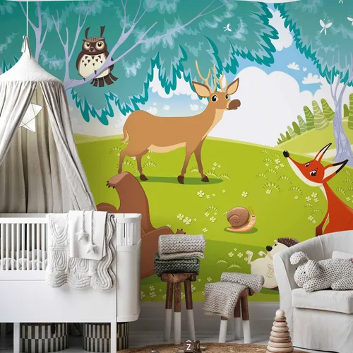Miniatura 2 de artgeist Mural de pared premium para niños, 79 x 55 pulgadas, papel tapiz no tejido XXL, decoración de pared de vellón, impresión fotográfica