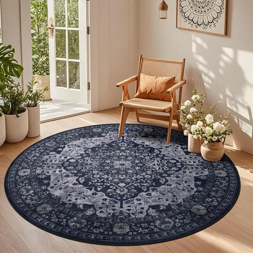 Miniatura 36 de nesrt Alfombra bohemia lavable de 2 x 10 pies, suave, antideslizante, extra larga, alfombra de cocina, color negro, vintage, geométrico, camino