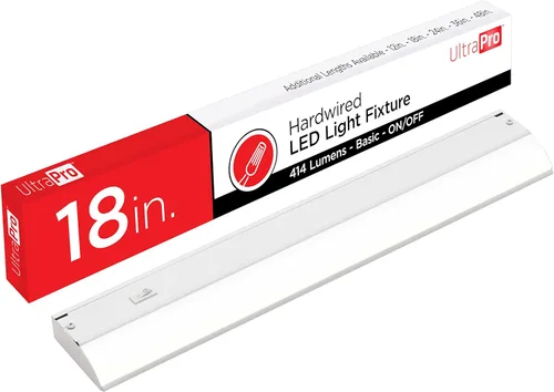 Miniatura 9 de UltraPro Luces cableadas para debajo del gabinete de 24 pulgadas, solo encendido/apagado, 2700 K blanco cálido, iluminación debajo del gabinete