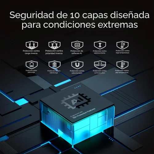 Miniatura 8 de Hulkman Alpha85, Gris Espacial, Arrancador Inteligente de 2000A 74Wh, Amplificador de Batería de Coche Portátil de 12V con Pantalla de 3.3", Paquete