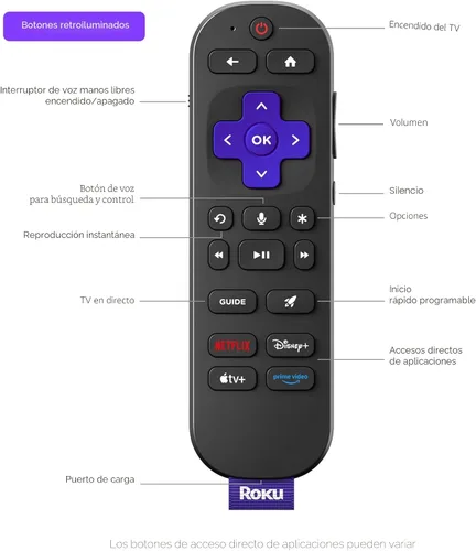 Miniatura 7 de Roku Ultra - Reproductor de transmisión definitivo - Dispositivo de transmisión 4K para TV con HDR10+, Dolby Vision y Atmos - Bluetooth y Wi-Fi 6