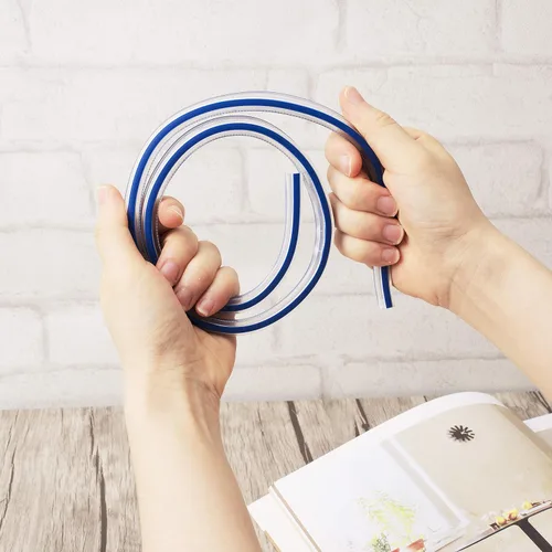 Miniatura 3 de Mr. Pen - Regla curva flexible de 24 pulgadas para dibujar, coser e ingeniería