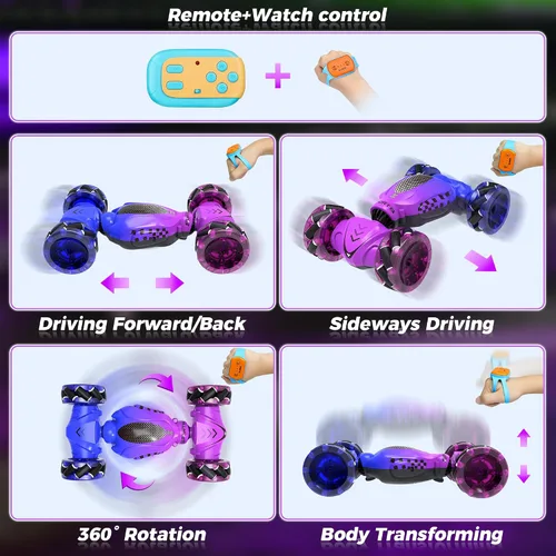 Miniatura 6 de Nitigo Auto a control remoto para niñas de 4 a 7 años, juguetes para edades de 5 a 7 años, regalo para 4, 5, 6, 7, 8 a 13 años, para niños, auto