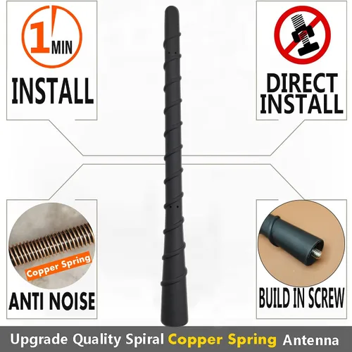 Miniatura 5 de Reemplazo de antena de 7 pulgadas para Dodge Avenger (2007-2010)