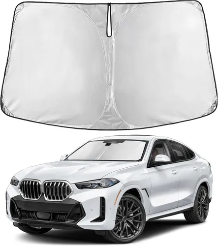 Miniatura 258 de Econour Parasol para parabrisas compatible con Honda Civic 2016-2021, protector de parasol plegable para ventana, bloquea los rayos UV y mantiene tu