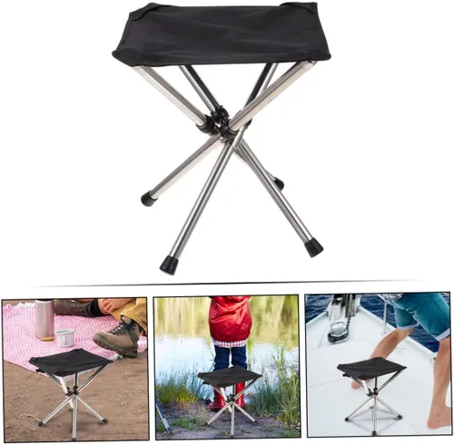 Miniatura 4 de Leisure Fishing Chair Telescopic Folding Stool Portable Camping Stool for Outdoor Activities