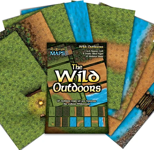 Miniatura 7 de Arcknight Los mapas de batalla de juego de rol del castillo de Graystone; 16 mapas modulares RPG en 8 páginas de doble cara, cuadrícula cuadrada