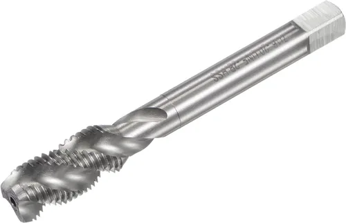 Miniatura 6 de uxcell Tapones de flauta espiral, 3/8-24 UNF 2B Acero de alta velocidad (HSS) sin recubrimiento de la máquina de fresado de roscas roscado de rosca