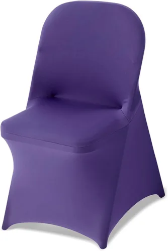 Miniatura 141 de VEVOR 150 fundas blancas para sillas de poliéster y elastano, fundas elásticas para bodas, fiestas, comedor, banquetes, sin pinzas, 150