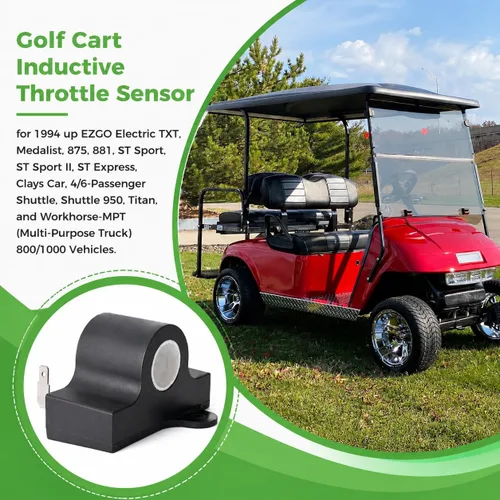 Miniatura 5 de 10L0L Sensor de acelerador inductivo para carrito de golf para modelos eléctricos EZGO TXT/Medalist 1994-Up - Reemplazo para OEM 25854G01 25854-G01