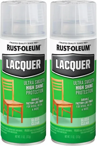 Miniatura 8 de Rust-Oleum 1905830 Specialty Pintura en Aerosol de Laca, 11 Onzas, Negro (Paquete de 2)