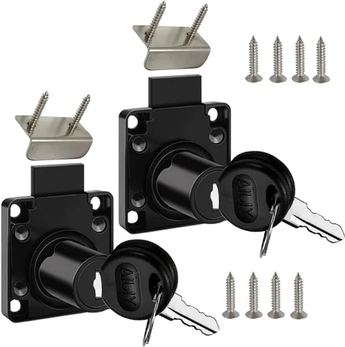 Cerradura de cajón de gabinete, cerradura de buzón, modelo CT-138-22, para la fijación de documentos importantes y cajones (diámetro de apertura