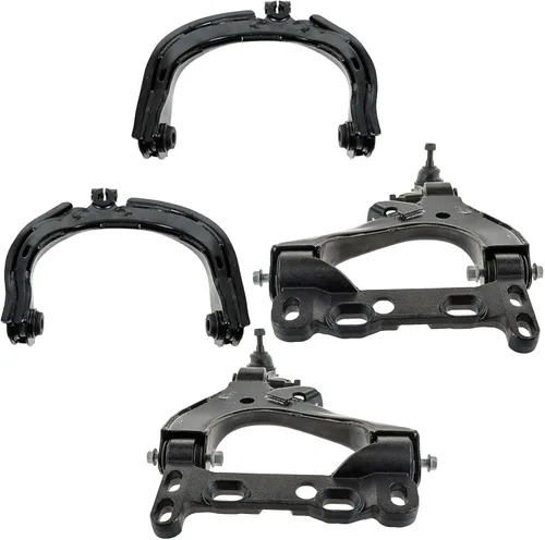 Miniatura 12 de TRQ Brazo de control delantero superior e inferior con rótula juego de 4 piezas compatible con Land Rover Range Rover 2003-2012