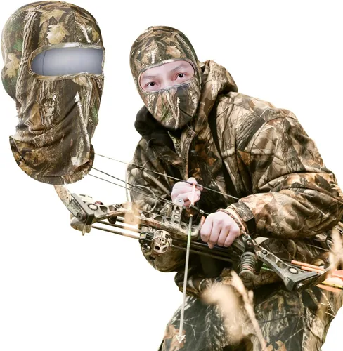 Miniatura 7 de WTACTFUL Máscara Facial de Camuflaje para Caza de Pavos – Ocultación Duradera para Aventuras al Aire Libre
