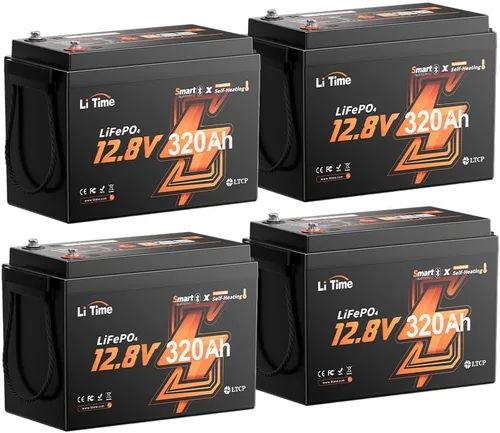 Miniatura 18 de LiTime Batería LiFePO4 de 12 V 230 Ah, recargable, de litio, más de 4000 ciclos profundos, energía de respaldo para casa rodante, remolque de viaje