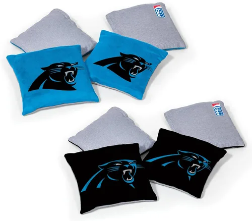 Miniatura 30 de Wild Sports - Bolsas de frijoles de doble cara de fútbol americano profesional de la NFL, 8 unidades, bolsas de lanzamiento de primera calidad