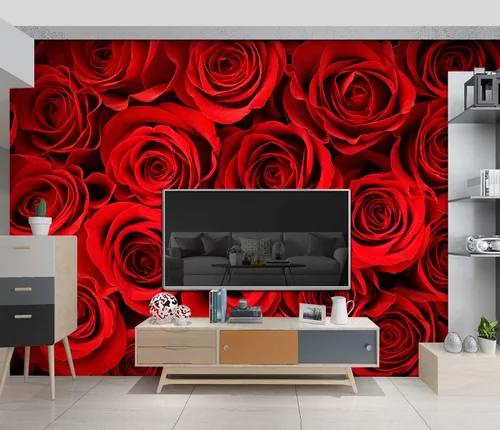 Miniatura 16 de Papel pintado botánico de selva tropical Hojas verdes de planta murales Estética para decorar habitación Sala de estar Fondo de TV Gran mural de B033
