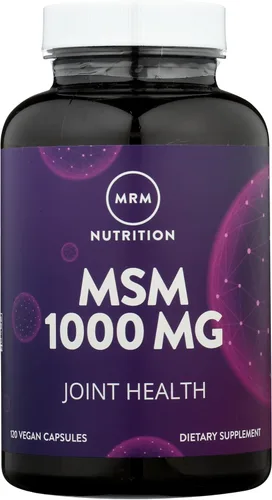 MRM Nutrition MSM 1000mg - Para mujeres y hombres - Cápsulas de metilsulfonilmetano puro, suplemento MSM biodisponible para soporte de