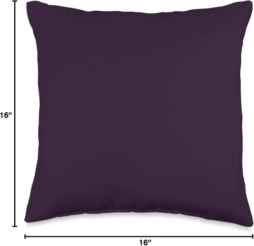 Miniatura 4 de Bliss Color Series Co. - Cojín para berenjena (16.0 x 16.0 in), color morado