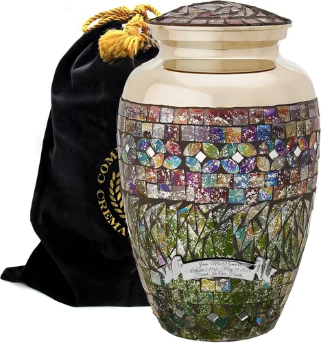 Miniatura 27 de Commemorative Cremation Urns for Human Ashes Adulto Hombre y Mujer – Urnas de cremación personalizadas decorativas bellamente hechas a mano