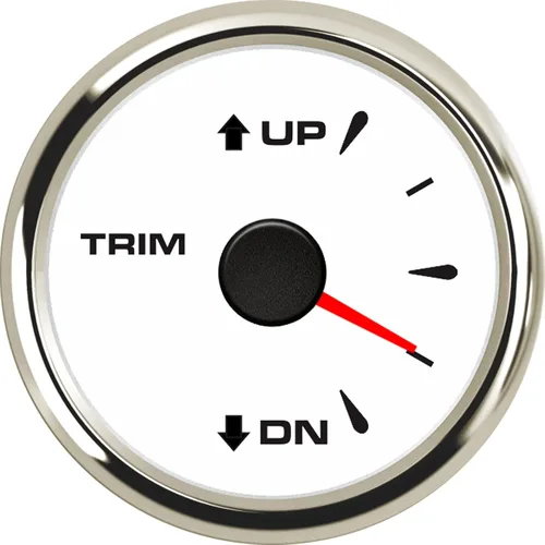 Miniatura 8 de Medidor de ajuste de barco de 52 mm IP68 impermeable 0-190ohm señal marino medidor de balance de ajuste de barco UP DN con indicador de inclinación