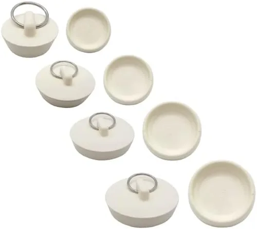 Gadgetime USA Tapón de bañera de 4 piezas, cuatro tamaños, tapones de drenaje, para cocina, baño, bañera, fregadero y lavandería
