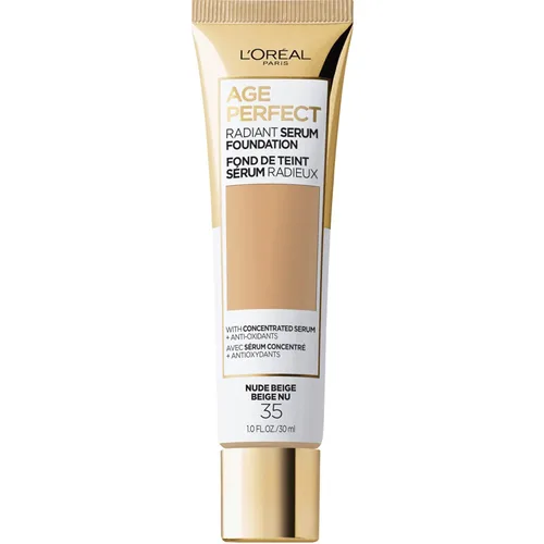 Miniatura 11 de L'Oreal Paris Age Perfect Base de suero radiante con SPF 50, Rosa Miel, 1 fl. oz. Rosa (honey rose)