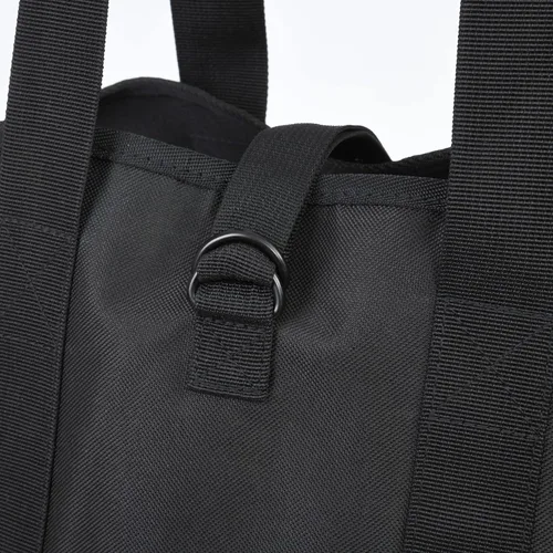 Miniatura 6 de ShelterLogic Soporte para leña y bolsa de transporte para leña repelente al agua de extremo abierto de 20 pulgadas, color negro