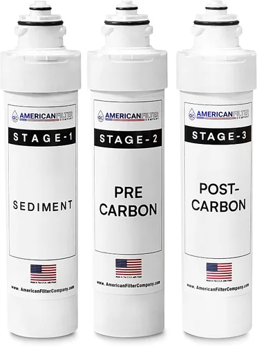 American Filter Company Filtros de agua de 4 etapas AFC-B3-CMBPK, compatibles con Brio NFMPP5M, NFMGAC, NFMUF, NFMCTO5MS3, NFMCTO5MS2 y Moderna UV