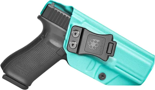 Miniatura 23 de Amberide IWB Kydex Holster for Glock 17/22 / 31/34 Gen 1-5, Concealed Carry, MOS and Non-MOS Options Available, Adjustable Cant, Posi-Click Fibra