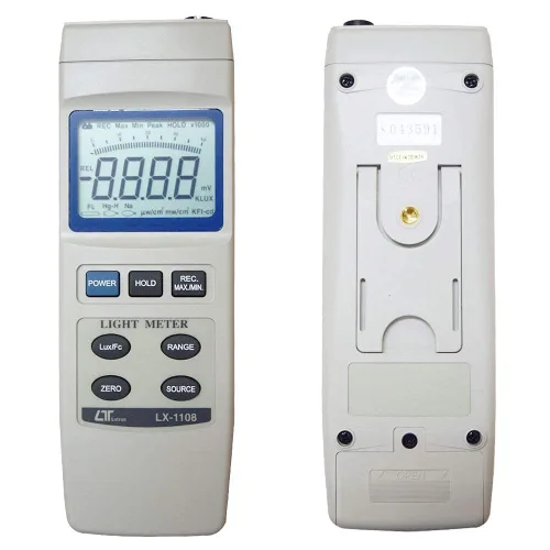 Miniatura 4 de Medidor de exposición digital Lux Meter junto con certificado de calibración de fábrica (rango: 0 a 4,00,000 Lux) para auditorios, teatros