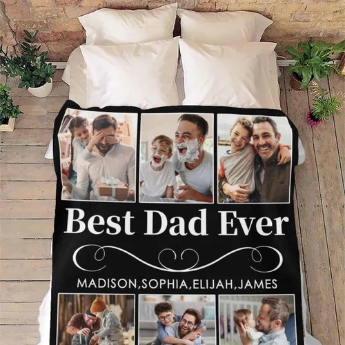 Miniatura 38 de MyPupSocks Manta personalizada para mamá, regalos personalizados para mamá, manta de cama con fotos, regalos de cumpleaños para mujeres, mamá