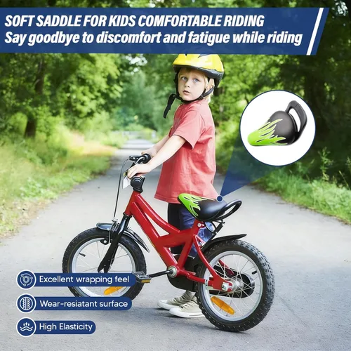 Miniatura 2 de Fancyes Asiento de bicicleta para niños con asa de repuesto para niños y niñas