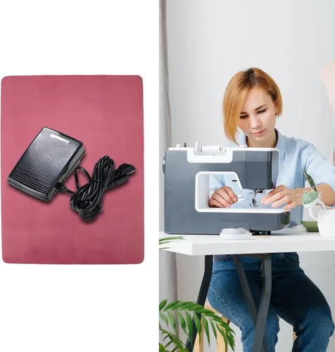 Miniatura 5 de Almohadilla antideslizante para pedal de máquina de coser, alfombrilla de pedal de máquina de coser, alfombrilla de goma antideslizante que mantiene