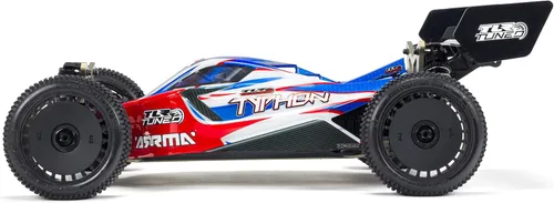 Miniatura 9 de ARRMA RC Car 1/8 TLR Tuned Typhon 6S 4WD BLX Buggy RTR (batería y cargador no incluidos), rojo/azul, ARA8406, Coches, Kit eléctrico Otros