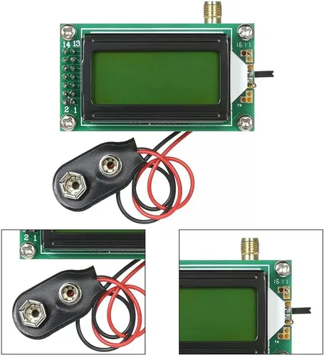 Miniatura 9 de 1 contador de frecuencia de alta precisión, probador de contador de frecuencia de 1 a 500 MHz, medición de pantalla LCD digital con conector SMA