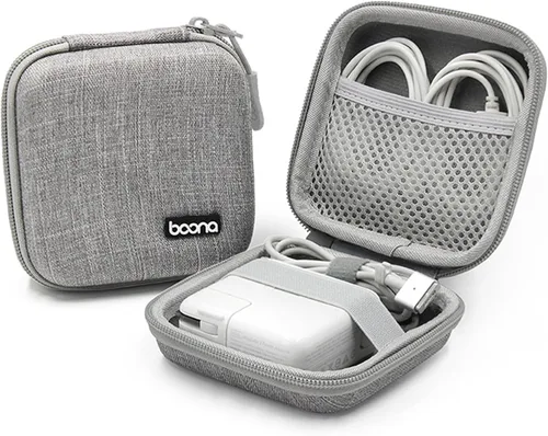 Miniatura 12 de Estuche Cargador para Macbook, Bolsa Organizadora Electrónica Portátil, Bolsa de Almacenamiento de Viaje para Accesorios de Laptop, Adaptador