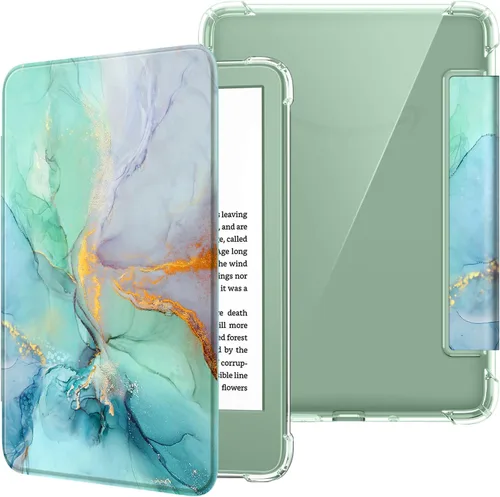 Miniatura 17 de Fintie Funda delgada para Kindle de 6 pulgadas (11ª generación - versión 2024/2022), ultra transparente, suave, flexible, transparente, cubierta
