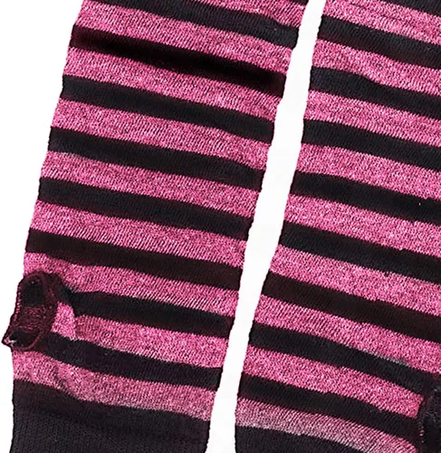 Miniatura 4 de Guantes largos a rayas sin dedos, juego de calcetines hasta la rodilla, punk gótico rock