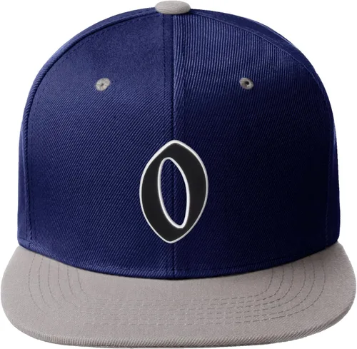 Miniatura 916 de Daxton Gorra clásica con visera de billete plano con letras del alfabeto inglés antiguo de la A a la Z