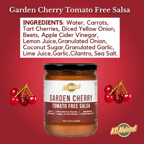 Miniatura 3 de Salsa de cereza de jardín sin tomate - paquete de 3