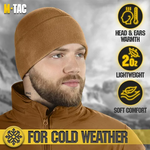 Miniatura 5 de M-Tac Gorra de reloj de forro polar - Gorro táctico de invierno con Slimtex