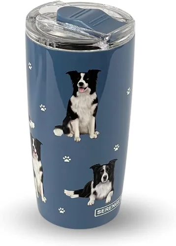 Miniatura 11 de SERENGETI Schnauzer - Vaso aislado al vacío de acero inoxidable de 20 onzas con tapa a prueba de derrames, impresión 3D, taza de viaje aislada